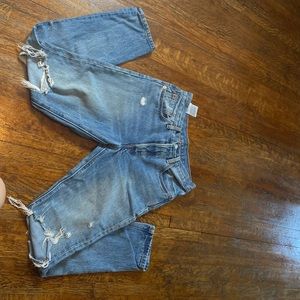 Distressed Levi’s Jeans